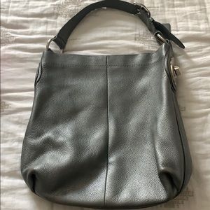 COACH silver purse